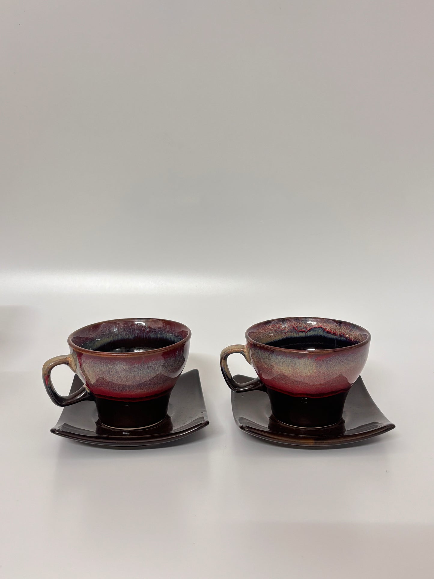 Crimson Glaze Studio Pottery
 Morning Tea Set – Handmade Ceramic Set of 5