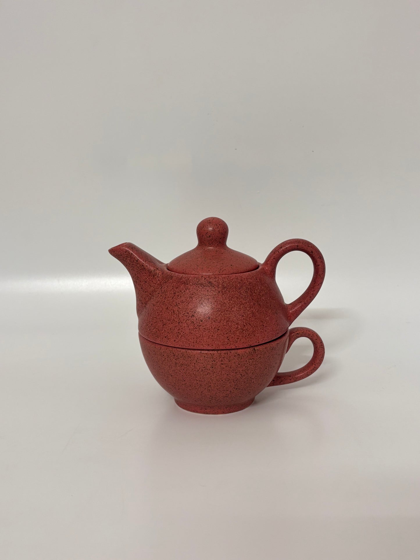 Rust Red Tea for One Set