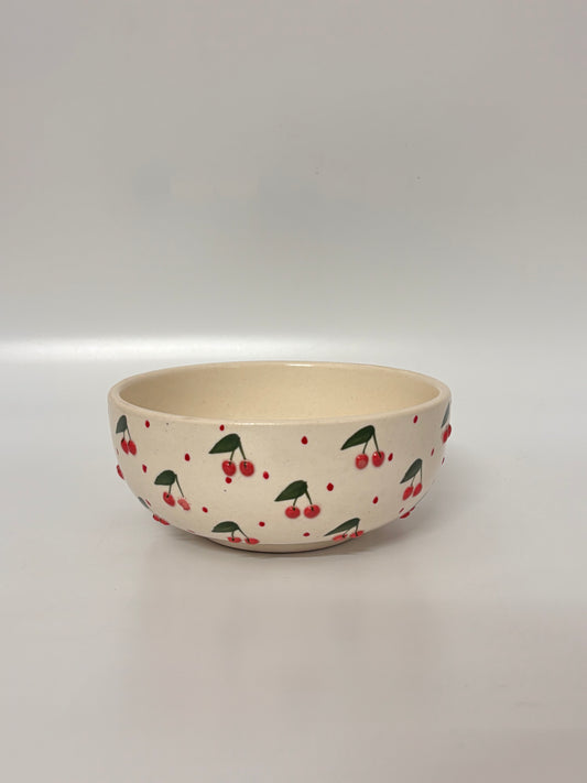 Cherry Blossom Hand-
Painted Bowl