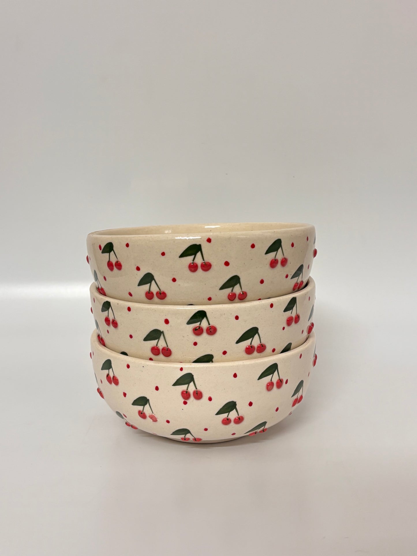 Cherry Blossom Hand-
Painted Bowl