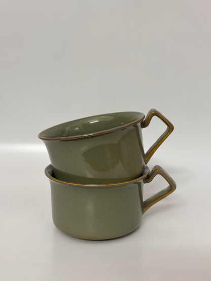 Olive Green Rustic Ceramic  Mug