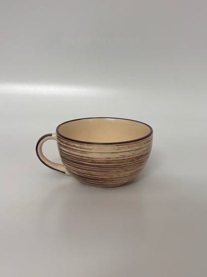 Rustic Swirl Cup & Saucer Set