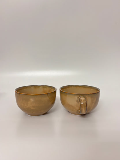 Honey Glaze Porcelain Mug
