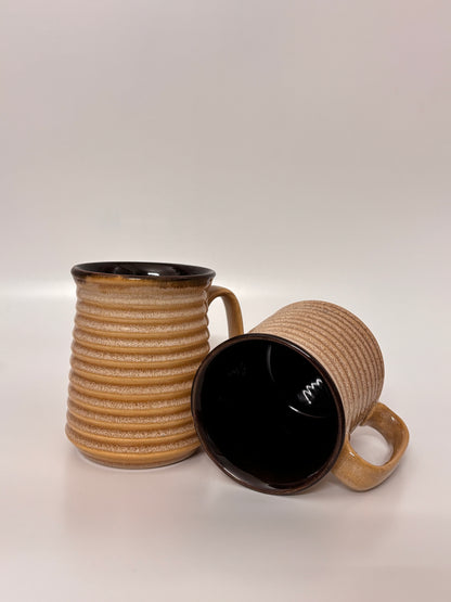Rippled Earth Tone Mug