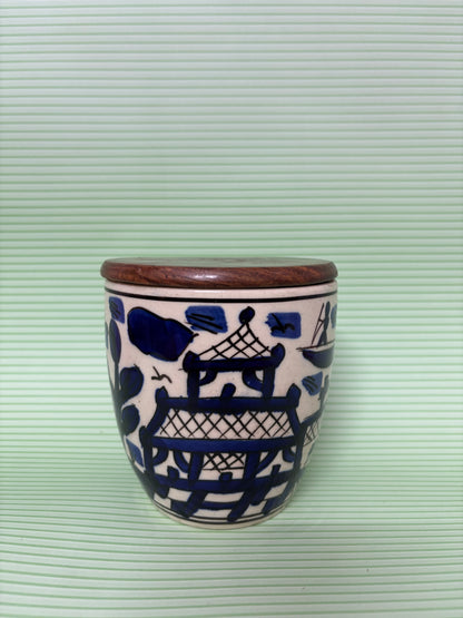 Indigo Heritage Jar