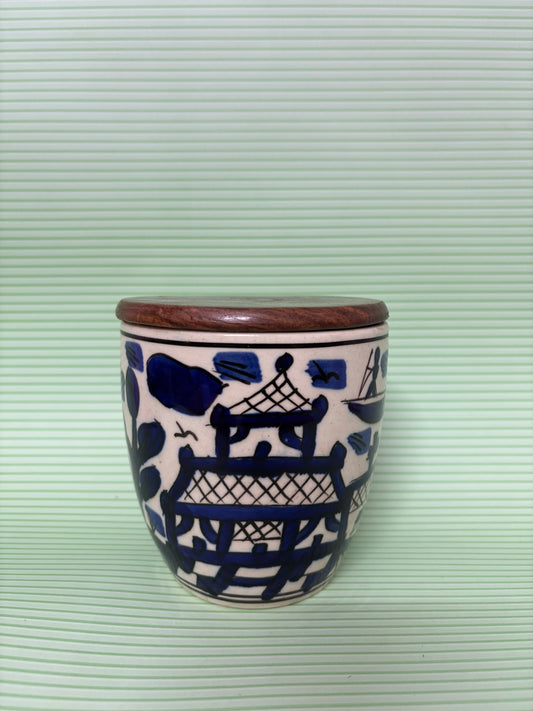 Indigo Heritage Jar