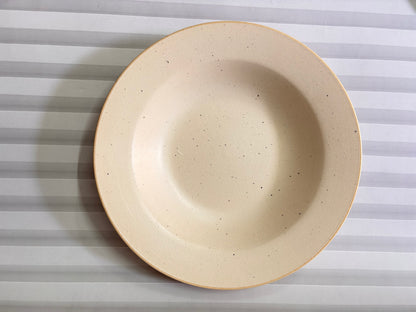 Ivory Speckle Pasta Plate