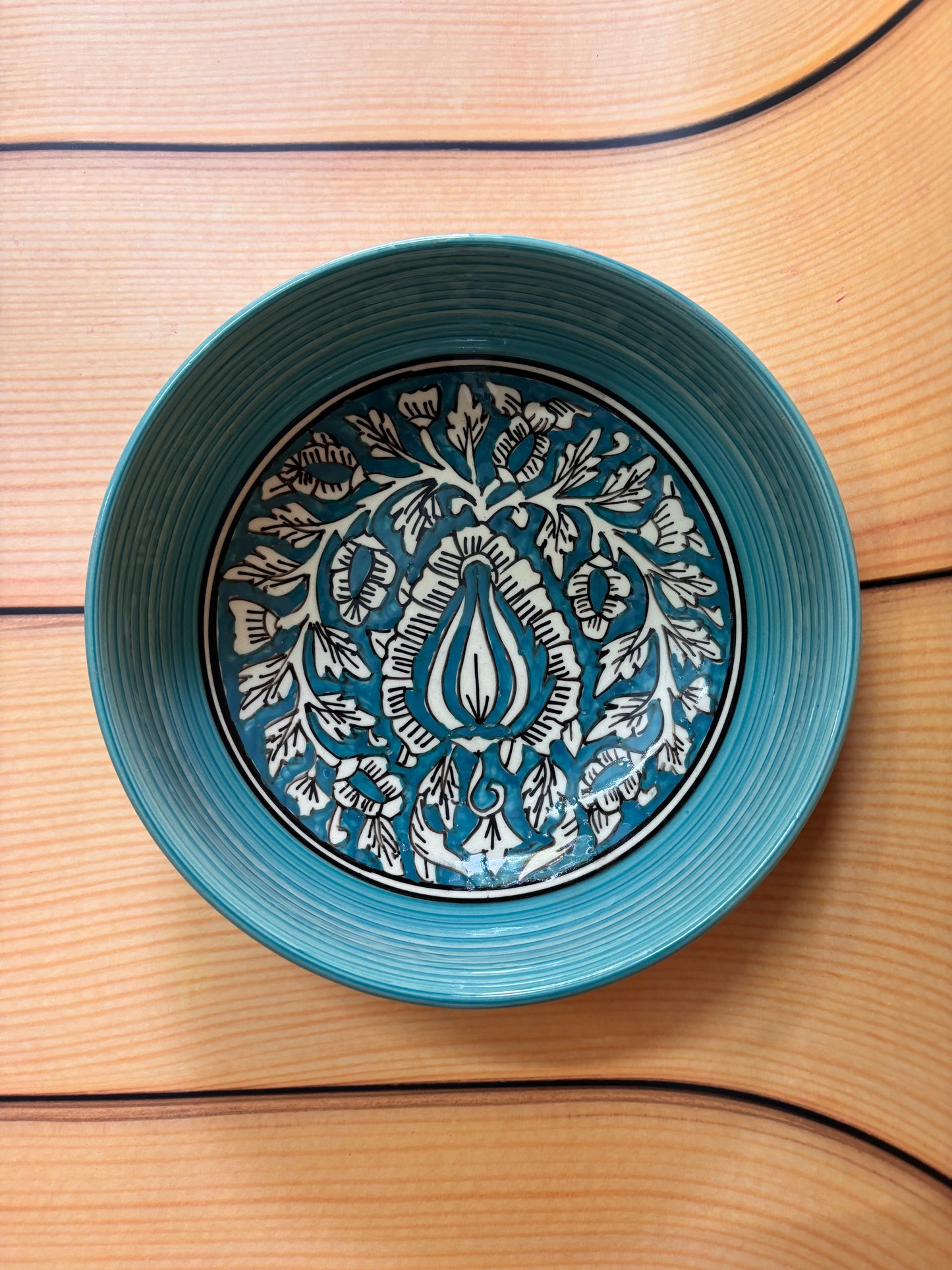 Blue Blossom Ceramic Bowl