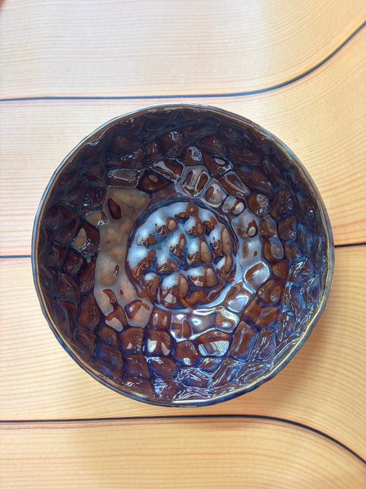 Midnight Stone Ceramic Bowl