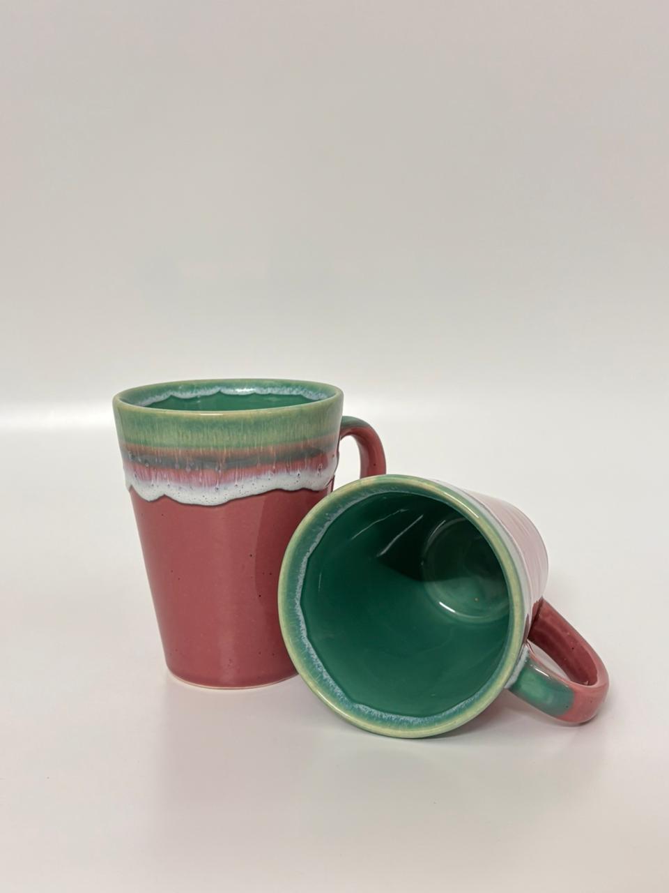 Studio Pottery Rustic Ember Ceramic  Mug