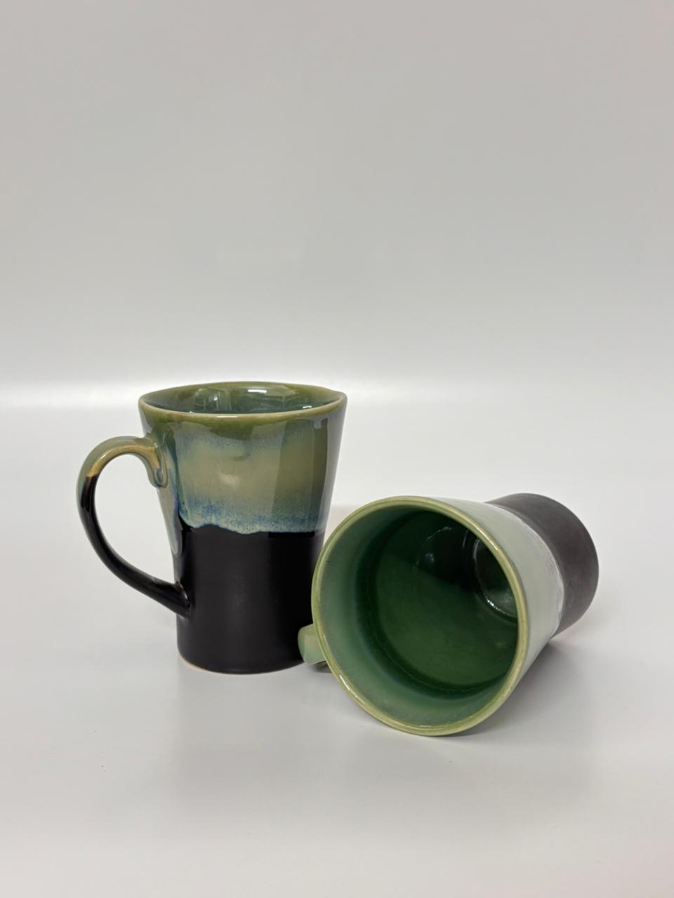 Studio Pottery Forest Dusk Ceramic  Mug