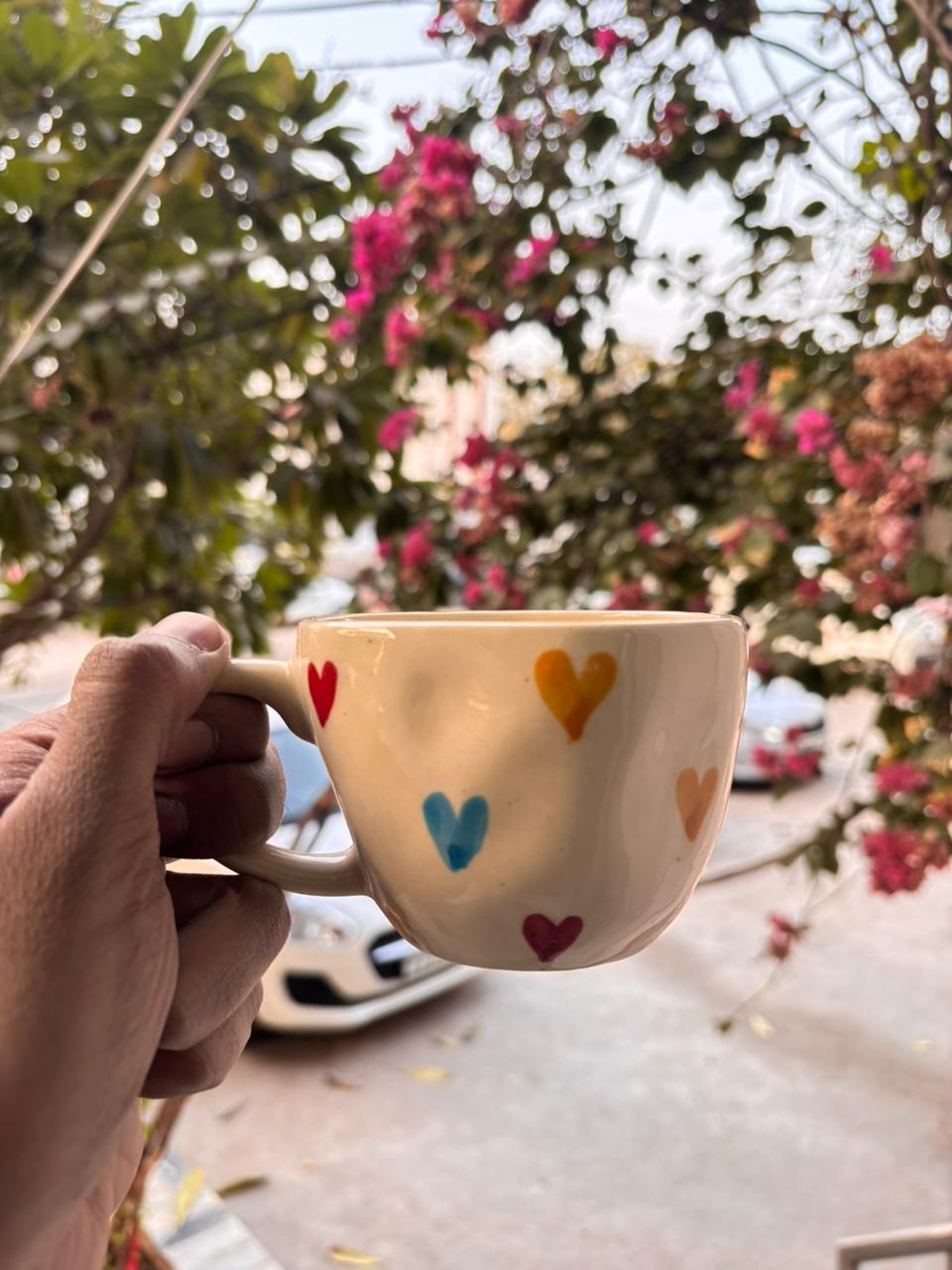 Heart Sprinkle Ceramic Mug