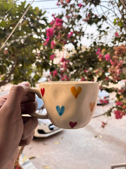 Heart Sprinkle Ceramic Mug