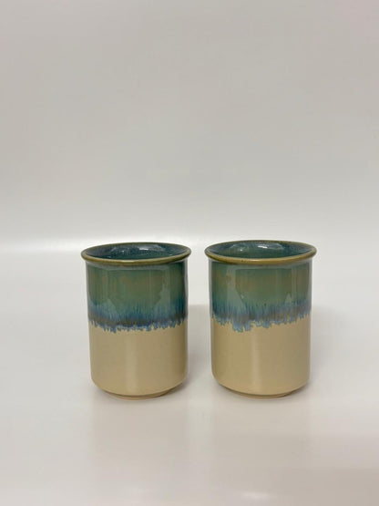 Reactive Glaze Stoneware Tumbler – Set of 2