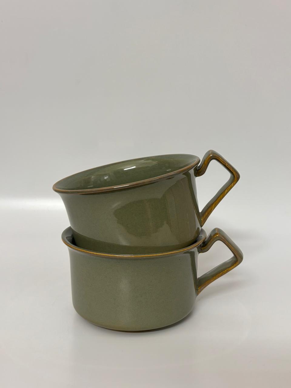 Luxury Olive Green Glazed Ceramic Maggie Mug