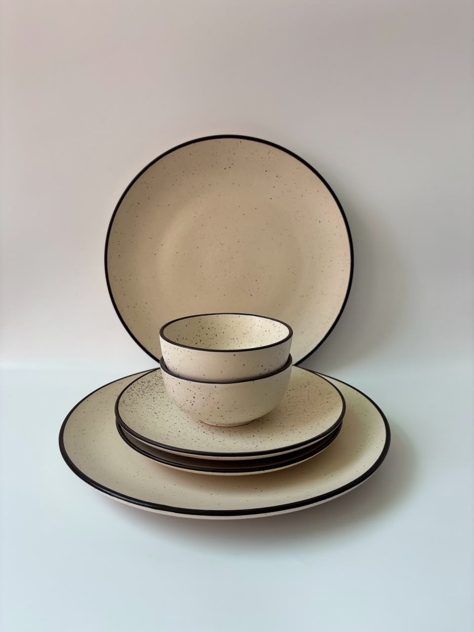 Sand Speckle Dinner Set (Set of 6)