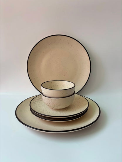 Sand Speckle Dinner Set (Set of 6)
