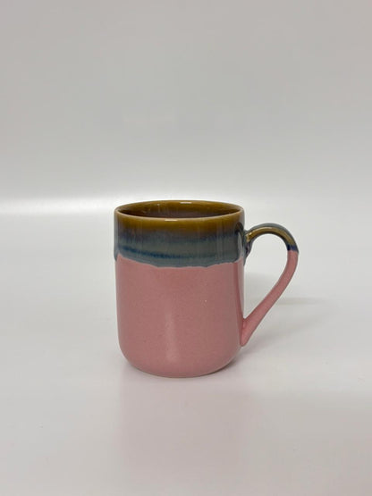 Set of 2 – Studio Pottery Blush Horizon  Ceramic Mugs
