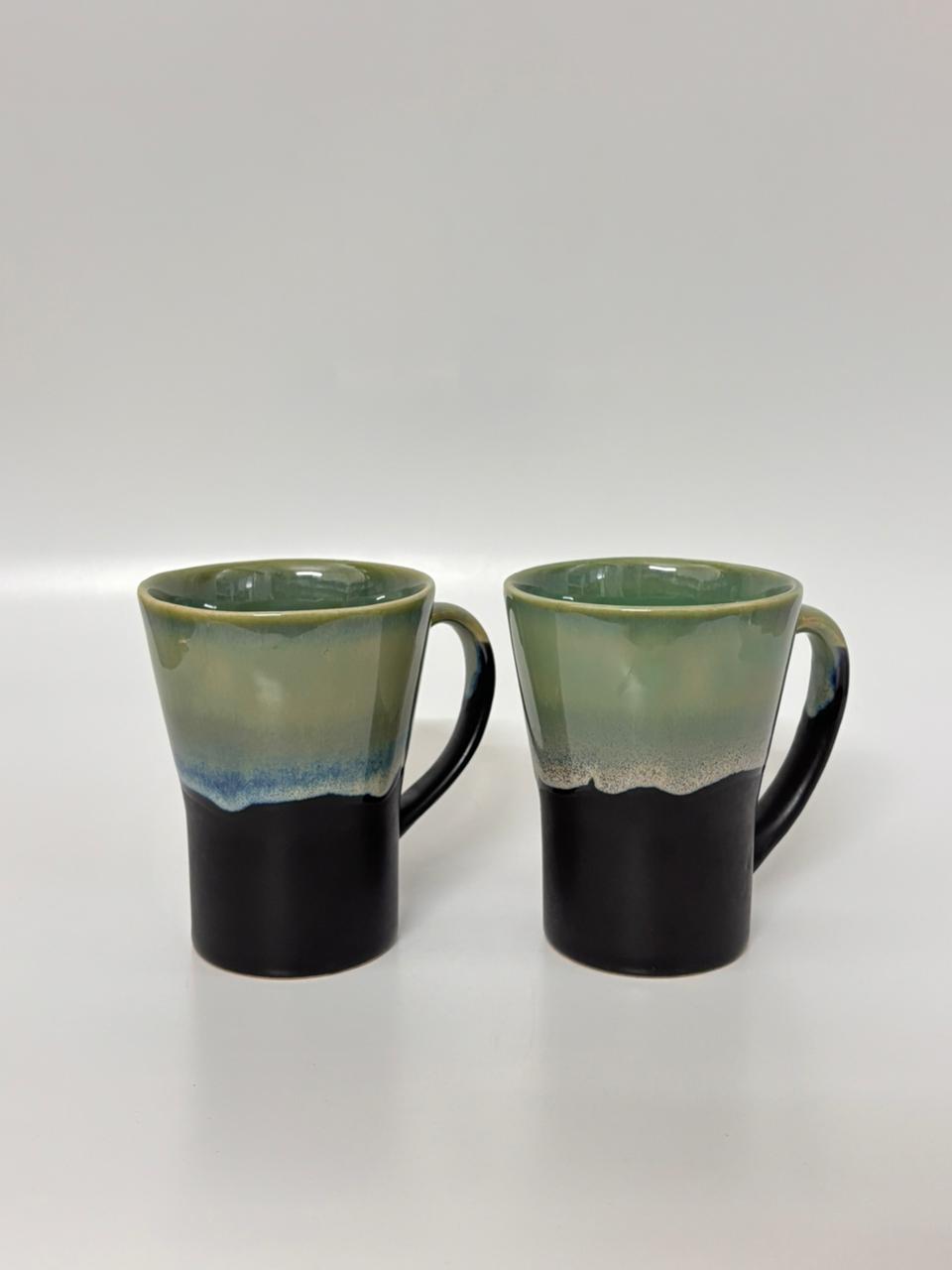 Studio Pottery Forest Dusk Ceramic  Mug