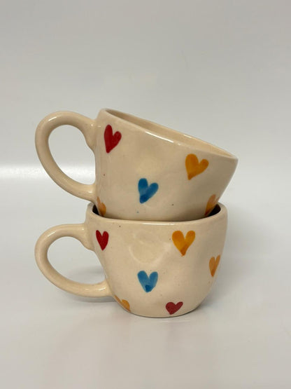Heart Sprinkle Ceramic Mug