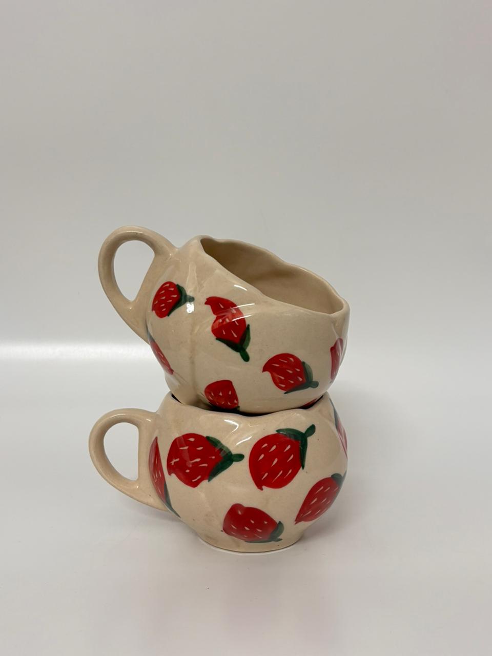 Strawberry Garden Ceramic Mug