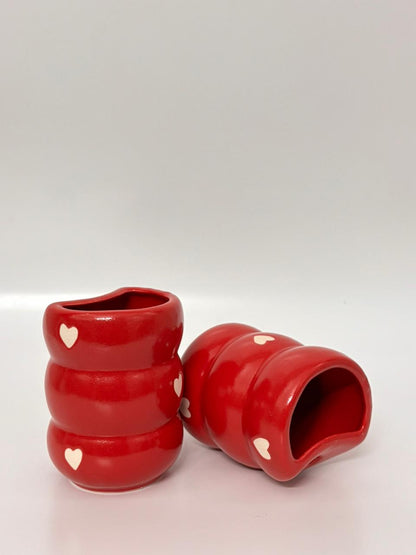 Heart Bloom Ceramic Cup