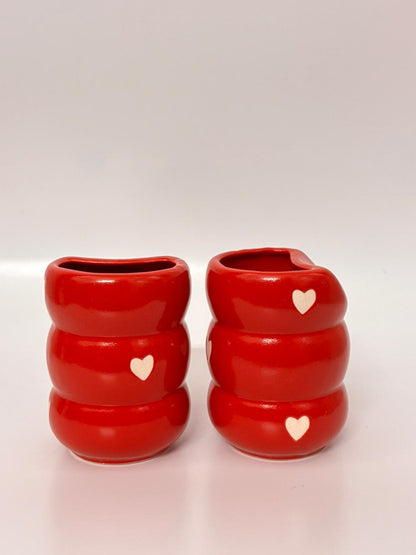 Heart Bloom Ceramic Cup
