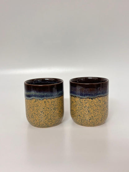 Luxury Reactive Glaze Stoneware Tea Cup – Set of 2