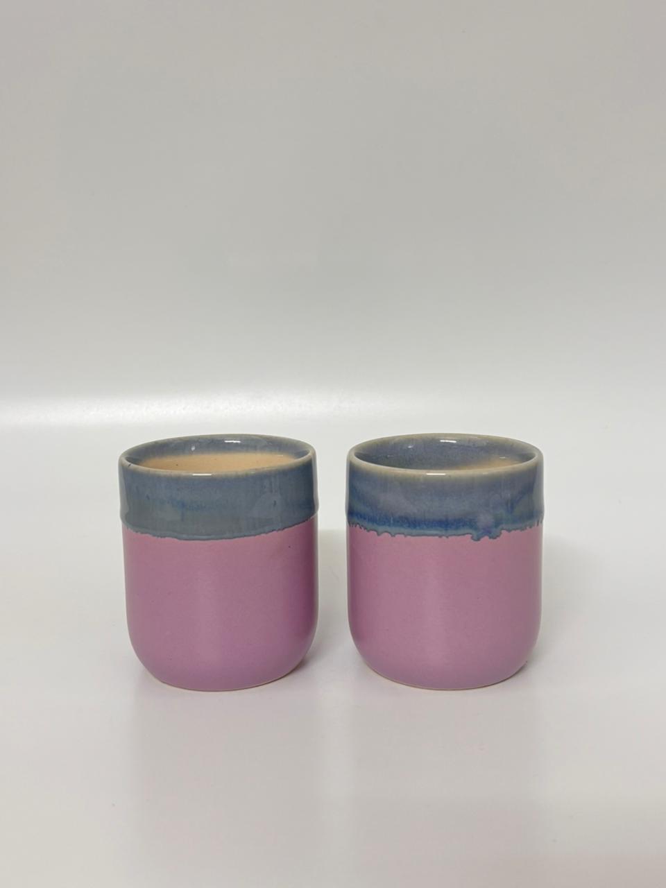 Luxury Reactive Glaze Stoneware Tea Cup – Set of 2