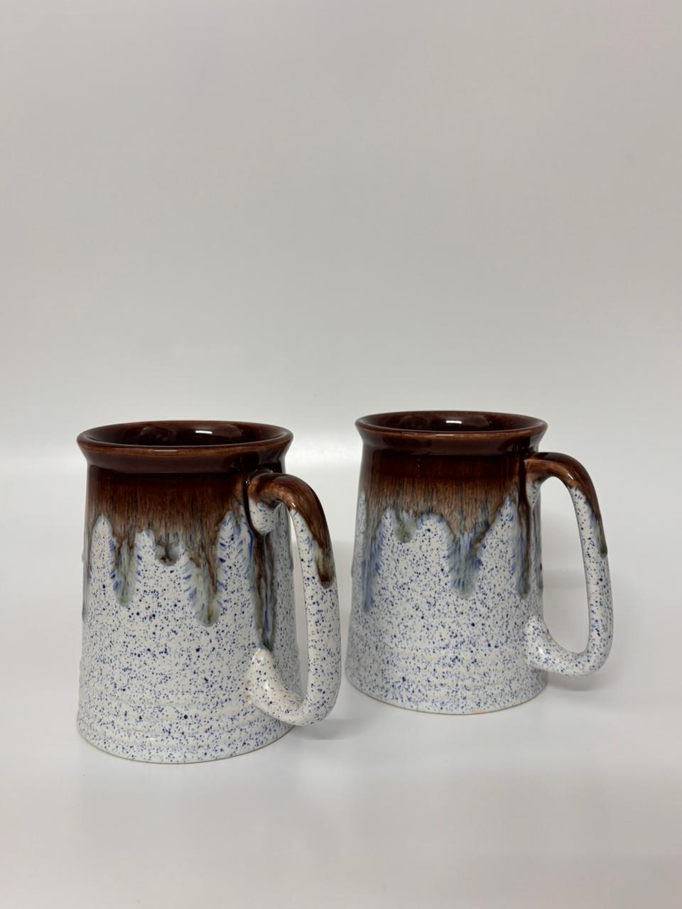 Luxury Speckled Glazed Ceramic Beer Mug