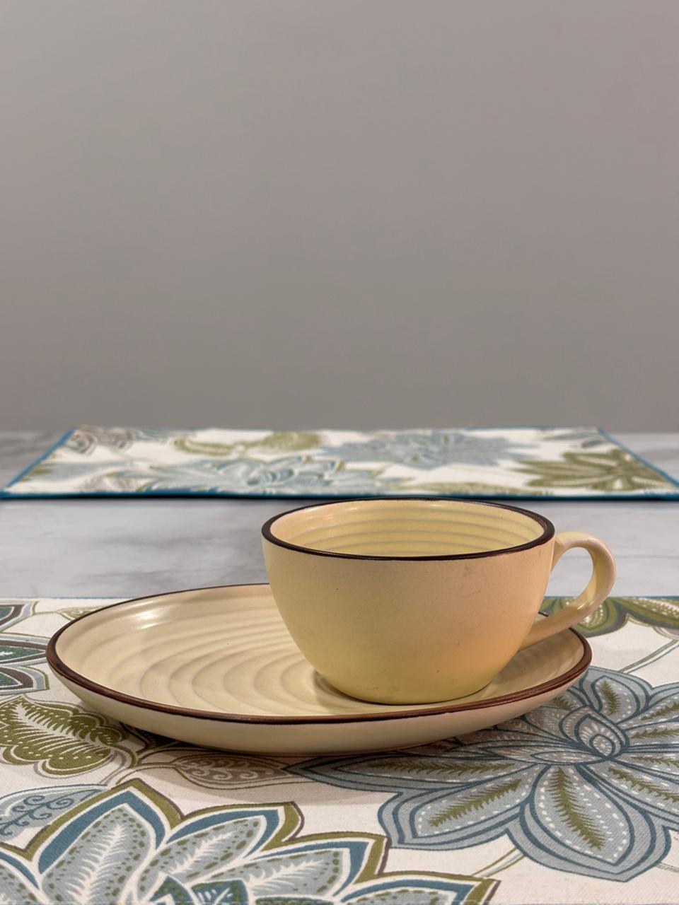 Luxury Premium Porcelain Tea Cup & Saucer Set – 200 ml