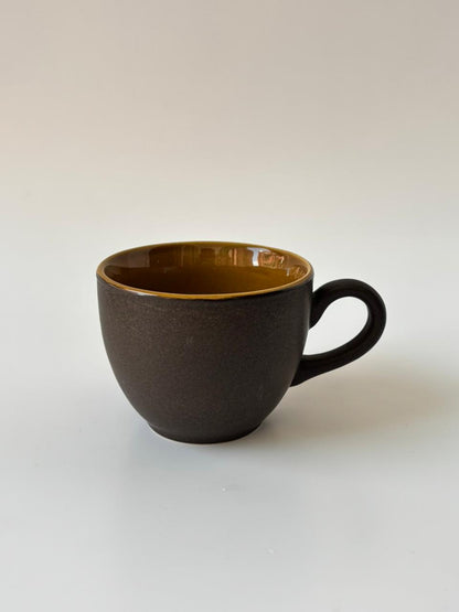 Midnight Mocha Cappuccino Cup & Saucer | 130 ML