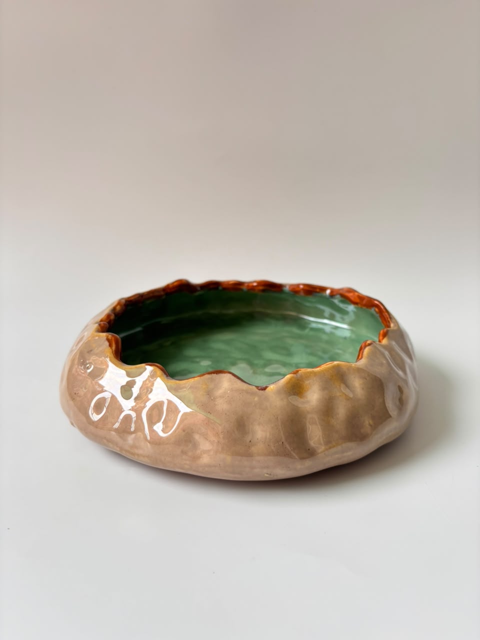 Handmade Organic Glazed Ceramic Bowl Set